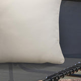 Outdoor Decor by Commonwealth Solid Outdoor Pillow Cover 18" x 18" White (Cover Only)