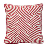 Outdoor Decor by Commonwealth Printed Outdoor Pillow Cover 18" x 18" Red (Cover Only)