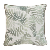Outdoor Decor by Commonwealth Printed Leaves Outdoor Pillow Cover 18" x 18" Sage (Cover Only)