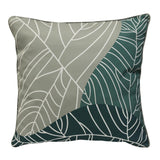 Outdoor Decor by Commonwealth Leaf Print Large Outdoor Pillow Cover 24" x 24" Sage (Cover Only)