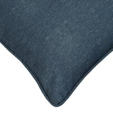 Outdoor Decor by Commonwealth Solid Olefin Textured Outdoor Pillow Cover 18" x 18" Blue (Cover Only)