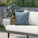 Outdoor Decor by Commonwealth Printed Outdoor Pillow Cover 18" x 18" Blue (Cover Only)