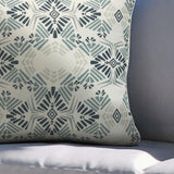 Outdoor Decor by Commonwealth Printed Outdoor Pillow Cover 18" x 18" Blue (Cover Only)