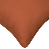 Outdoor Decor by Commonwealth Solid Outdoor Pillow Cover 18" x 18" Terracotta (Cover Only)