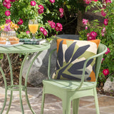 Outdoor Decor by Commonwealth Modern Leaf Print Outdoor Pillow Cover 18" x 18" Multi (Cover Only)