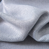Oliva Gray Lucas Jacquard Blackout Grommet Panel - Silver