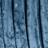 Eiffel Tower Premium Microplush Super Soft Embossed Pattern All Season 50" x 60" Throw Blanket, Oxford Blue