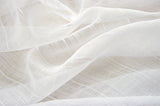 Olivia Gray Erica Doily Stripe Grommet Panel Pair - 54x90", Beige