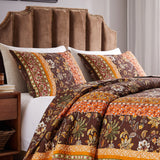 Greenland Home Audrey Pillow Sham - Chocolate