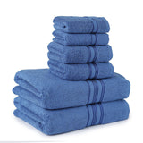 Cozy Home 100% Cotton 6 Piece Towel Set Royal Blue