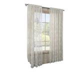 Commonwealth Habitat Mona Lisa Jacquard Lace Tailored Sheer Panel - Shell