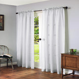 Commonwealth Cote d'Azur/Cote d'Azure Rod Pocket Dressing Window Curtain Panel - White