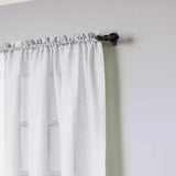 Commonwealth Cote d'Azur/Cote d'Azure Rod Pocket Dressing Window Curtain Panel - White