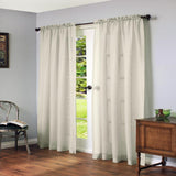 Commonwealth Cote d'Azur/Cote d'Azure Rod Pocket Dressing Window Curtain Panel - Ivory