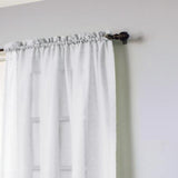 Commonwealth Cote d'Azur/Cote d'Azure Rod Pocket Dressing Window Curtain Panel - White