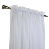 Habitat Cote d'Azure Sheer Rod Pocket Windows or Outdoor Living Space Traditional Style Insulated Curtain Panel 56