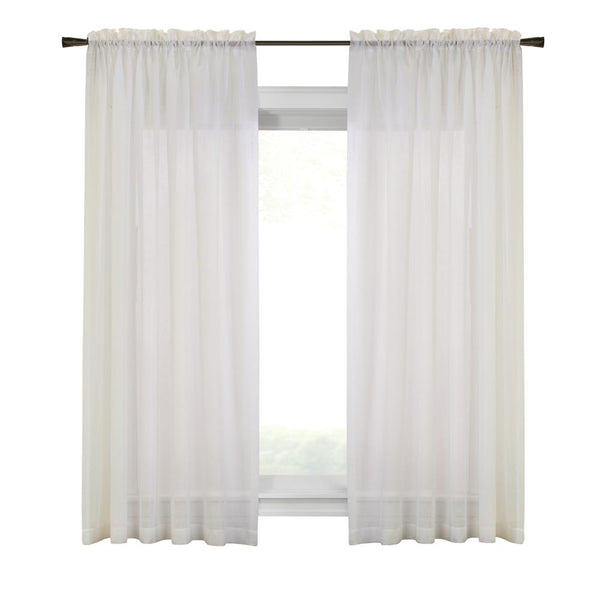 Habitat Cote d'Azure Sheer Rod Pocket Windows or Outdoor Living Space Traditiona