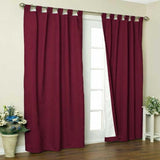 Commonwealth Thermalogic Weather Cotton Fabric Tab Panels Pair - 80"x63"