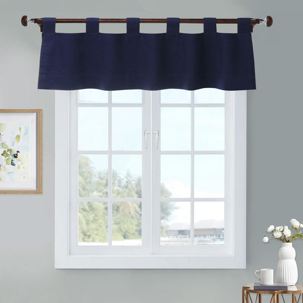 Thermalogic Weathermate Room Darkening Tab Top Flat Valance for Windows 40" x 15