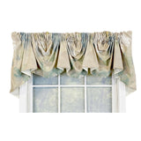 Linen Floral Empire Valance for Windows up to 48in or 60in by RLF Home