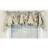 Linen Floral Empire Valance for Windows up to 48in or 60in by RLF Home