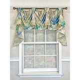 RLF Home Linen Floral Victory Swag Natural 54"W X 26"L For windows up to 48"W