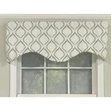 Go Getter Cornice 3" Rod Pocket Valance 50" x 17" Moonstone by RLF Home