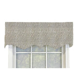 Duval Regal Valance 3in Rod Pocket 50in x 17in for Kitchen Living Room by RLF Home