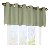 Commonwealth Thermalogic Weather Cotton Fabric Grommet Top Valance - 40x15"