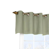 Commonwealth Thermalogic Weather Cotton Fabric Grommet Top Valance - 40x15"