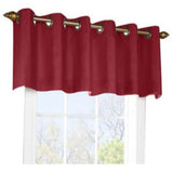 Commonwealth Thermalogic Weather Cotton Fabric Grommet Top Valance - 40x15"