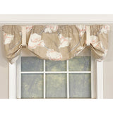 Calla Suspender 3" Rod Pocket Ribbon Ties Window Valance 50" x 16" by RLF Home