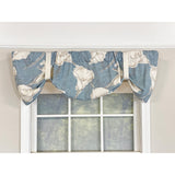 Calla Suspender 3" Rod Pocket Ribbon Ties Window Valance 50" x 16" by RLF Home