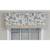 Gianna Banded 3in Rod Pocket Contrast Bottom Banding Valance 50in x 16in by RLF Home