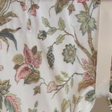 Gianna Suspender 3in Rod Pocket Ribbon Tie Window Valance 50in x 17in by RLF Home