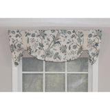 Gianna Suspender 3in Rod Pocket Ribbon Tie Window Valance 50in x 17in by RLF Home