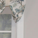 Gianna Suspender 3in Rod Pocket Ribbon Tie Window Valance 50in x 17in by RLF Home