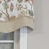 Gianna Glory 3in Rod Pocket Layered Window Valance 50in x 16in by RLF Home