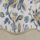 Gianna Glory 3in Rod Pocket Layered Window Valance 50in x 16in by RLF Home