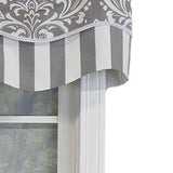 Ozbourne Glory 3in Rod Pocket Layered Window Valance 50in x 16in by RLF Home