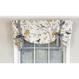 Trend Bird Coordination Ribbon Tie Window Valance 50in x 21in by RLF Home