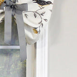 Trend Bird Coordination Ribbon Tie Window Valance 50in x 21in by RLF Home