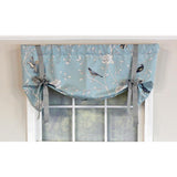 Trend Bird Coordination Ribbon Tie Window Valance 50in x 21in by RLF Home