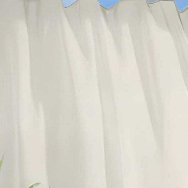 Commonwealth Outdoor Decor Escape Indoor/Outdoor Voile Grommet Panel - Ivory