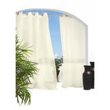 Commonwealth Outdoor Decor Escape Indoor/Outdoor Voile Grommet Panel - Ivory