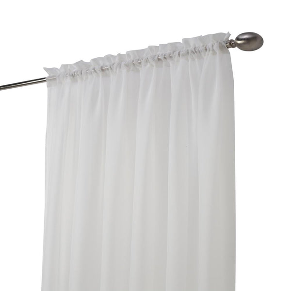 Habitat Rhapsody Voile Sheer Rod Pocket Light Filtering style Allows Natural Lig