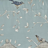 Trend Bird Petticoat with Handmade Buttons Window Valance 50in x 15in by RLF Home
