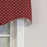 Passat Regal High-Quality 3in Rod Pocket Window Valance 50" x 17" by RLF Home