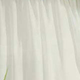 Commonwealth Outdoor Decor Escape Voile Hook and Loop Tab Curtain Panel - Ivory