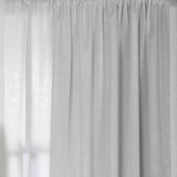 Commonwealth Thermavoile Rhapsody Lined Tailored Pole Top Curtain Panel - White